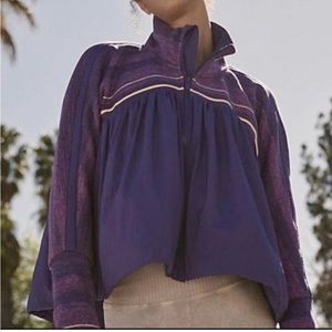 Free People Movement Spaced Out Jacket  Blue Purple New with tags  orig $268